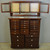 SOLD Mahogany Dentist Dental Cabinet Frosted Glass