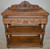 SOLD Oak Carved Dessert Server / Hall Table