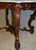 SOLD Antique End Table, Antique Victorian Rosewood Oversize Marble Parlor Table