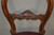 SOLD Set of 8 French Carved Victorian Dining Chairs with Leather Seats