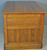 SOLD Oak Raised Panel Flat Top Lawyers Desk