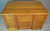 SOLD Oak Raised Panel Flat Top Lawyers Desk
