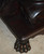 SOLD Victorian Claw Foot Carved Plant Pedestal Tribute to Hunzinger