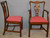 SOLD Set of 10 Solid Mahogany Chippendale Dining Chairs