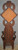 SOLD Oak Tiger Sawn Carved Bevel Glass Hall Tree