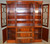 SOLD Flame Mahogany Breakfront Step Back China Cabinet