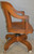 SOLD Oak Barrel Back Swivel Lawyers Bankers Office Chair