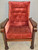 SOLD Unusual Mahogany Claw Foot Morris Chair