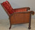 SOLD Unusual Mahogany Claw Foot Morris Chair