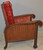 SOLD Unusual Mahogany Claw Foot Morris Chair