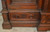 SOLD Victorian Burl Walnut Triple Door Bookcase