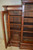 SOLD Victorian Burl Walnut Triple Door Bookcase