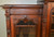 SOLD Victorian Burl Walnut Triple Door Bookcase