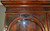 SOLD Victorian Burl Walnut Step Back Bookcase China Cabinet