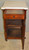 SOLD Victorian Marble Top Half Commode Nightstand