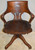 SOLD Oak Unusual Lawyers Swivel and Tilt Victorian Office Chair