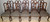 SOLD Antique Dining Room Chairs, Antique Set of 10 Mahogany Pretzel Back Chippendale Chairs