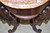 SOLD Antique Accent Table, Antique Large Carved Victorian Marble Top Center Table