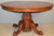 SOLD Oak Victorian 54” Fluted Carved Ball and Claw Dining Table