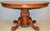 SOLD Oak Victorian 54” Fluted Carved Ball and Claw Dining Table