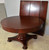 SOLD Round Period Mahogany 54” Round Banquet Table w/3 Leaves