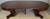 SOLD Round Period Mahogany 54” Round Banquet Table w/3 Leaves
