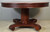 SOLD Round Mahogany Empire Banquet Table 54” w/2 Leaves