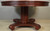 SOLD Round Mahogany Empire Banquet Table 54” w/2 Leaves