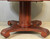 SOLD Round Mahogany Empire Banquet Table 54” w/2 Leaves