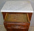 SOLD Antique Victorian Marble Top Half Commode Nightstand