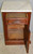 SOLD Antique Victorian Marble Top Half Commode Nightstand