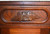 SOLD Antique Victorian Marble Top Half Commode Nightstand