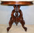 SOLD Victorian Oval Walnut Marble Top Parlor Stand