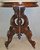 SOLD Victorian Oval Walnut Marble Top Parlor Stand