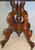 SOLD Victorian Oval Walnut Marble Top Parlor Stand