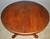 SOLD Victorian Round Walnut Split Base Table w/3 Leaves-OPENS 12 FEET!