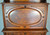 SOLD Antique, Secretary Desk, Antique Victorian Burl Walnut Four Oval Panel Secretary Desk
