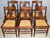 SOLD Set of 6 walnut Victorian Dining Chairs Burl