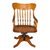 Carved Oak Victorian Office Chair