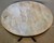 SOLD Oval Victorian Marble Top End Table