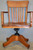 SOLD Oak Office Lawyers Swivel Tilt Chair