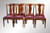 SOLD Set of Eight Inlaid Formal Mahogany Dining Room Chairs