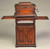 SOLD Regina Mahogany Music Box 15 1/2 Inch with Stand