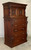 SOLD Antique Chest of Drawers, Antique Bench Made Tall Oak Dresser Chest  w/ Cabinet Top