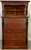 SOLD Antique Chest of Drawers, Antique Bench Made Tall Oak Dresser Chest  w/ Cabinet Top