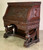 SOLD Antique Desk, Antique R.J. Horner Carved Mahogany Desk