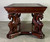 SOLD Antique Desk, Antique Mahogany Winged Griffin Library Table - Horner