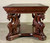 SOLD Antique Desk, Antique Mahogany Winged Griffin Library Table - Horner