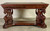 SOLD Antique Desk, Antique Mahogany Winged Griffin Library Table - Horner