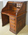 SOLD Victorian Oak Raised Panel Roll Top Desk by Gunn